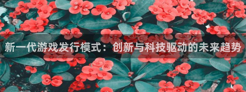 杏耀官网游戏平台高奖金玩法：新一代游戏发行模式：创新与科技驱动的未来趋势