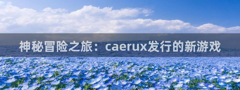 杏耀平台登录入口官网：神秘冒险之旅：caerux发行的新游戏